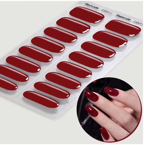 Bandes autocollantes pour ongles en gel UV